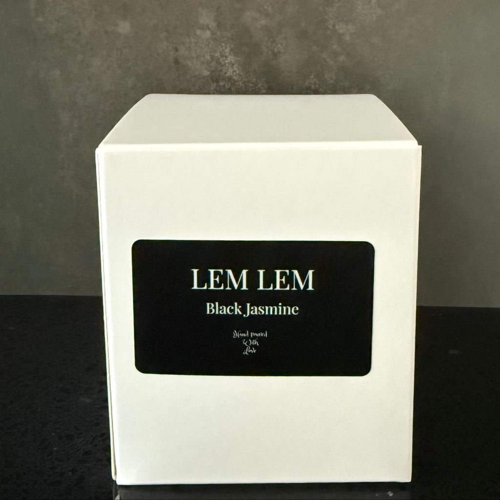 Black Jasmine Scented Candle